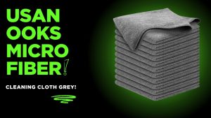 Black Microfiber Towel