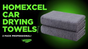 Black Microfiber Towel