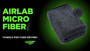 Black Microfiber Towel