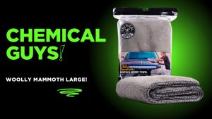 Black Microfiber Towel