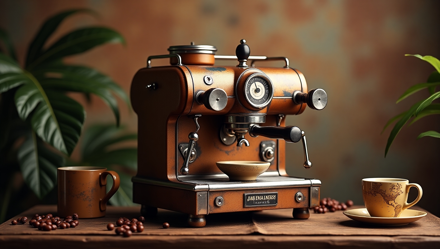 retro style coffee machine​