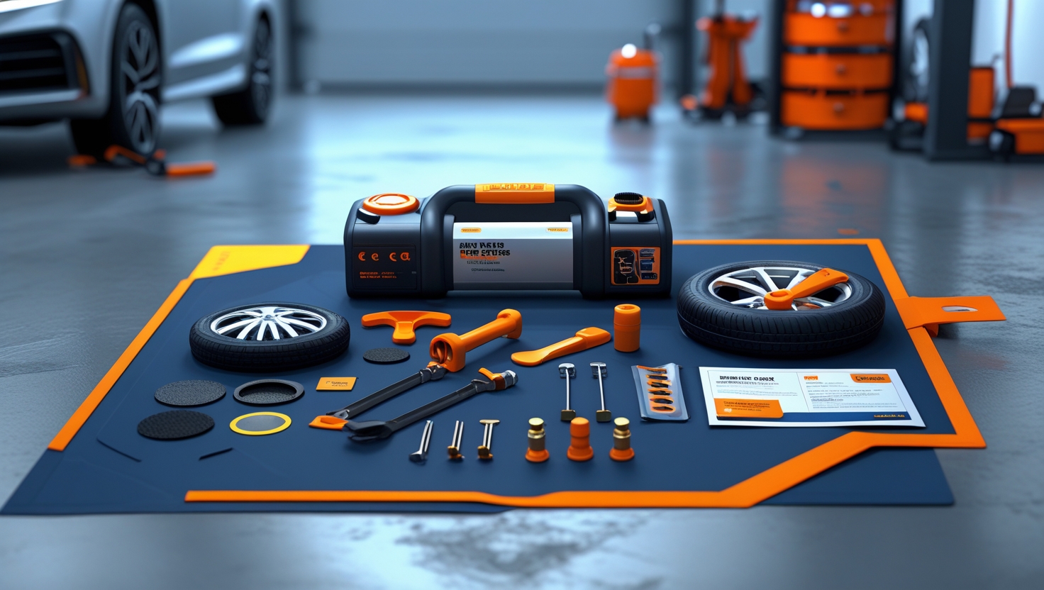 Fix a Flat Tire Repair Kit