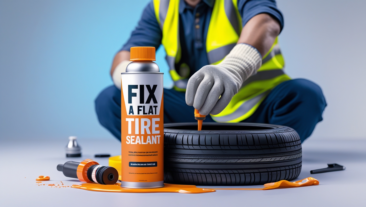 Fix a Flat Tire Sealant