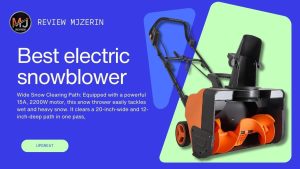 Best electric snowblower